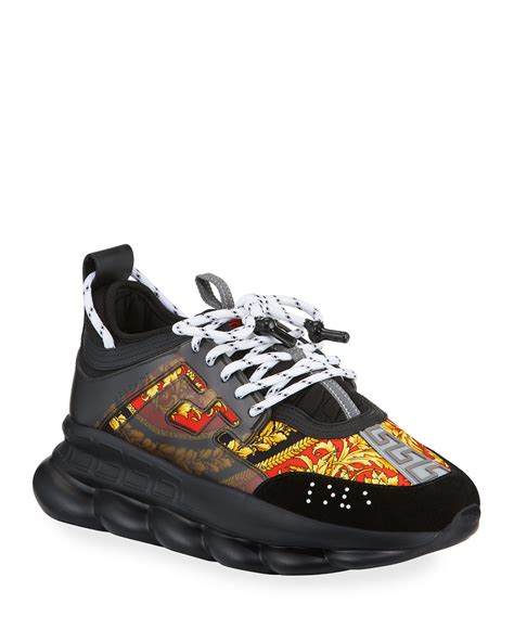 Versace Chain Reaction Barocco Sneakers 